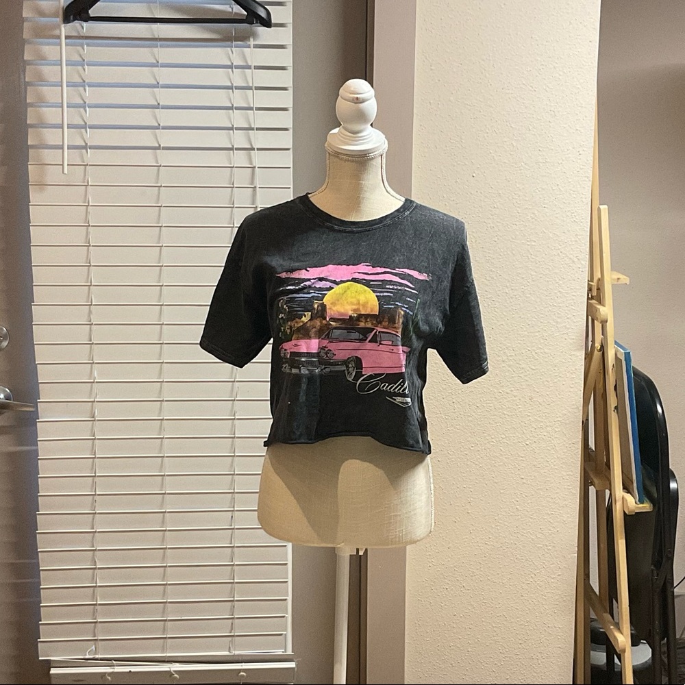 General Motors crop top Sz M
